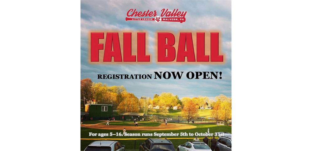 Fall Ball REGISTRATION NOW OPEN
